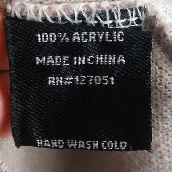 ECKO UNLTD TAN PULLOVER 4 BUTTON ELBOW PATCHES LONG SLEEVE SWEATER SIZE LARGE - Picture 3 of 8